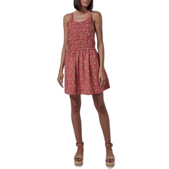NWT Free People Petunia Micro Floral Fit & Flare Mini Dress - Picture 9 of 12